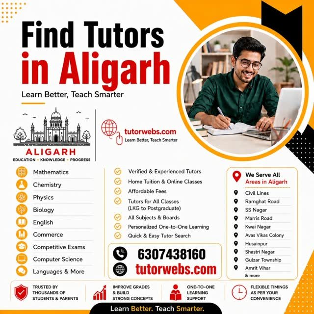 Home Tutor in Aligarh for School Students