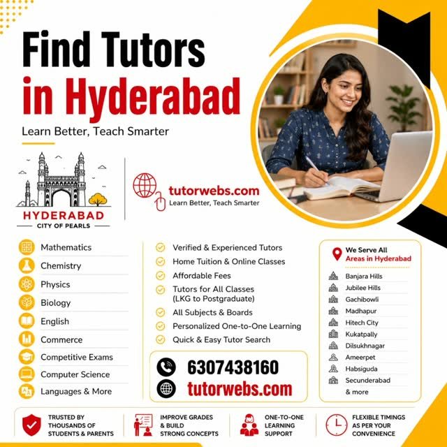 English Tutor in Hyderabad for Class 8 Students