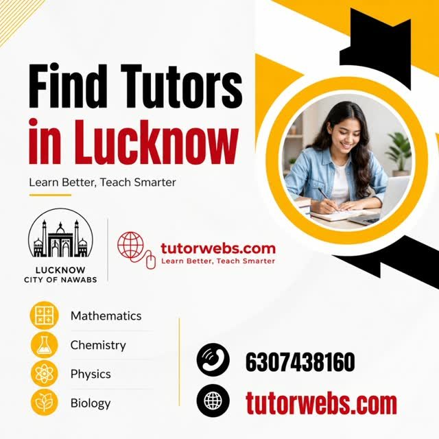 Home Tutor in Burlington, Hazratganj, Udaiganj, Lalbagh Lucknow: Multiple Subjects Expert