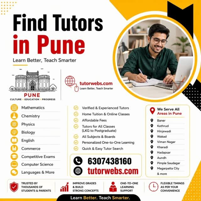 CBSE Home Tutor in Pune for School Students